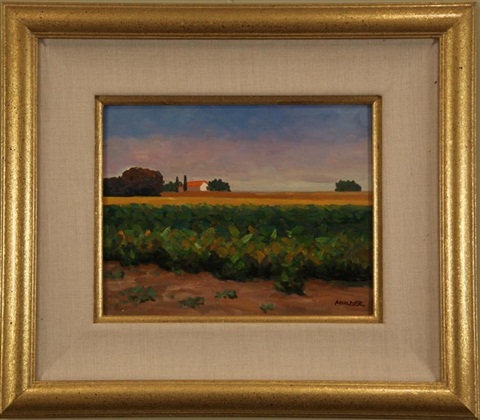 Farm, Tom Mulder, 12” x 16,” oil on canvas