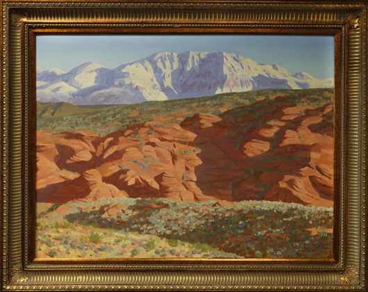 Dixie Winter, Frank Ray Huff, 30” x 40,” oil on  canvas, 2009